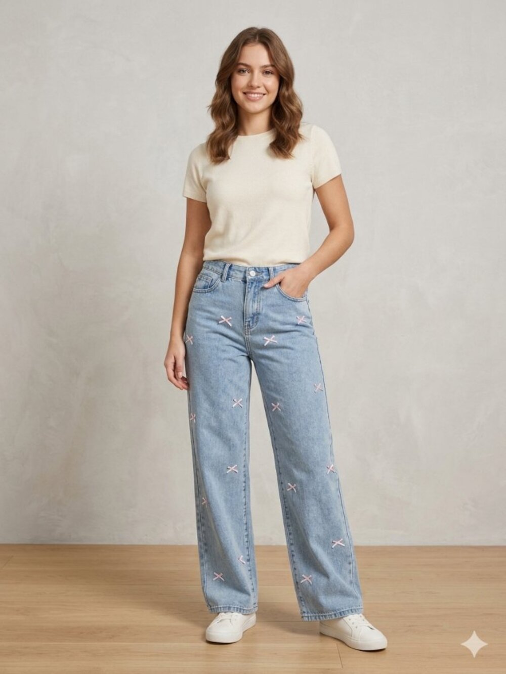 Love Soho Light Wash Wide Leg Jeans Size 1" ove Soho High Rise Denim Blue Je